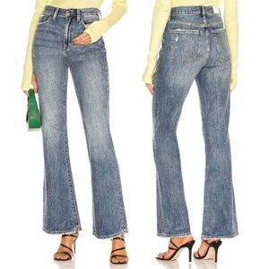 Pistola Stevie High Rise Relaxed Flare in Pulse